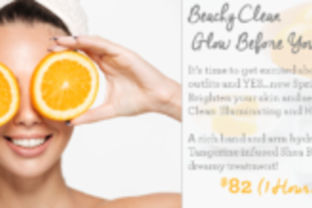 Beachy Clean Glow Before You Go Facial