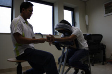 A Chair Massage for a Quick Fix