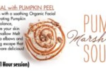 Organic Facial with Pumpkin Peel "Pumpkin Marshmallow Souffle"