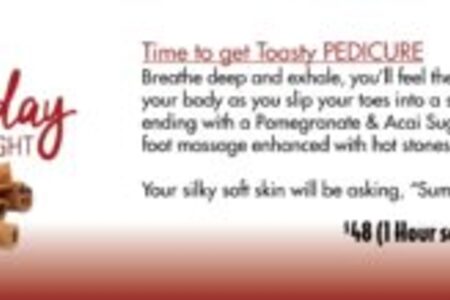 Red Hot Holiday Delight Pedicure