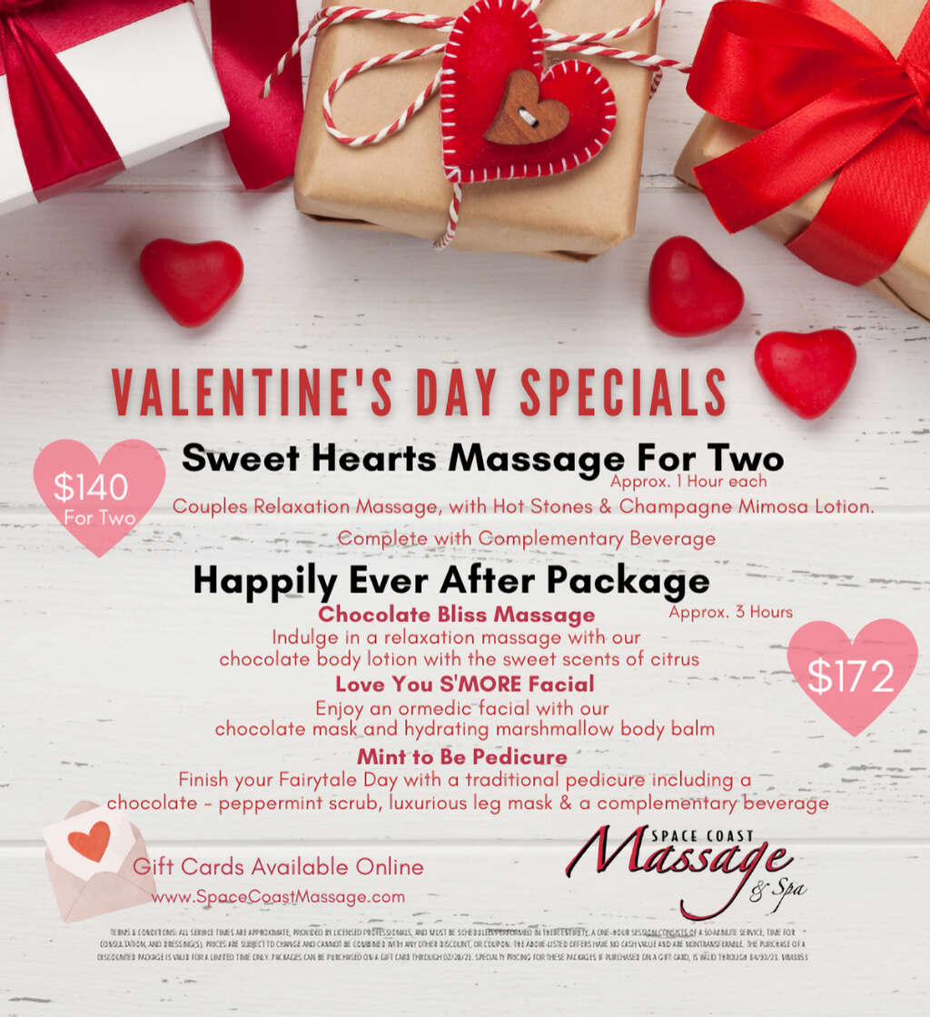 Valentine's Day Spa Specials for Two